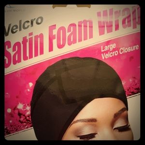 Satin Foam Hair Wrap